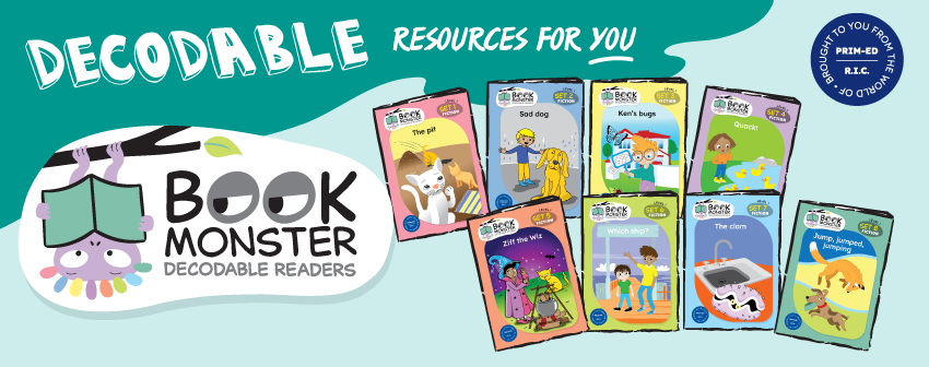 Book monster decodable reader