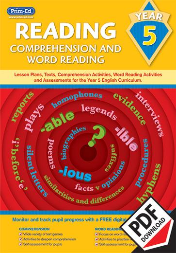 Reading Comprehension and Word Reading: Year 5 eBook | English | Year 5 ...