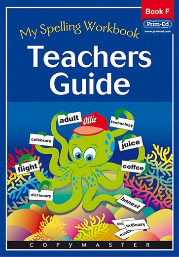Original My Spelling Workbook Teachers Guide Book F English Year 6 Primary 7