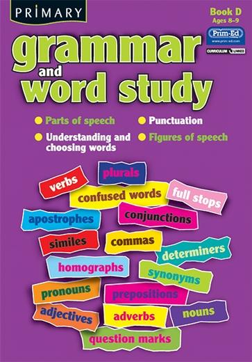 Primary Grammar and Word Study: Book D, English