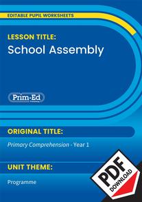 School Assembly | English | Year 1 / Primary 2